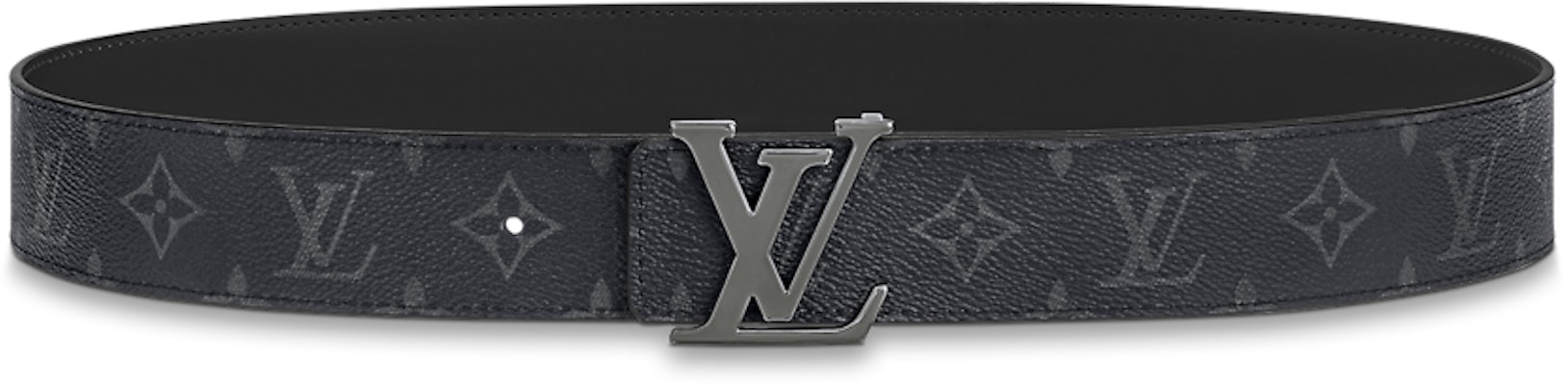 Cinturón Reversible LOUIS VUITTON Plata-Gris de Cuero y Lona 4cm M9043 Order Cinturón Reversible LOUIS VUITTON Plata-Gris de Cuero y Lona 4cm M9043