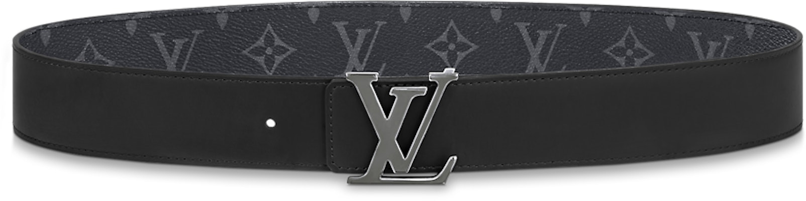 Cinturón Reversible LOUIS VUITTON Plata-Gris de Cuero y Lona 4cm M9043 Shop Cinturón Reversible LOUIS VUITTON Plata-Gris de Cuero y Lona 4cm M9043