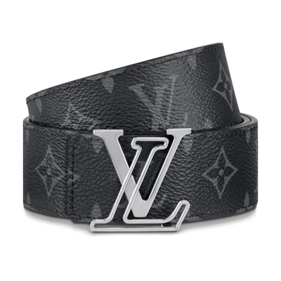 Louis Vuitton Simple Business Leather Belt Unisex Width 4cm M0252