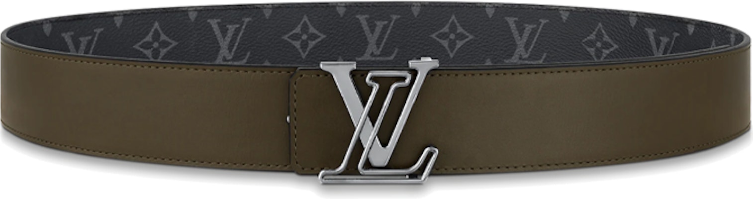 Cinturón de piel Louis Vuitton unisex de 4cm para negocios simples M0252 Lookbook Cinturón de piel Louis Vuitton unisex de 4cm para negocios simples M0252