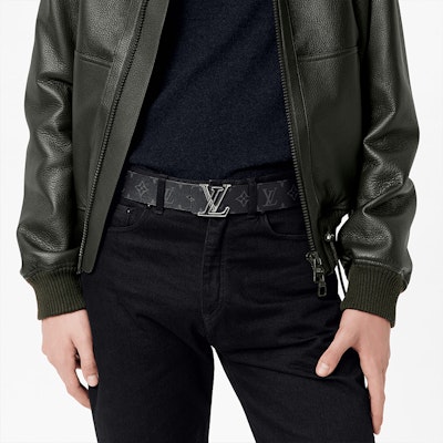 Cinturón de piel Louis Vuitton unisex de 4cm para negocios simples M0252 Purchase Cinturón de piel Louis Vuitton unisex de 4cm para negocios simples M0252