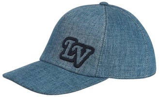 LOUIS VUITTON Simple Logo Embroidered Cotton Baseball Cap M7009M LOUIS VUITTON Simple Logo Embroidered Cotton Baseball Cap M7009M
