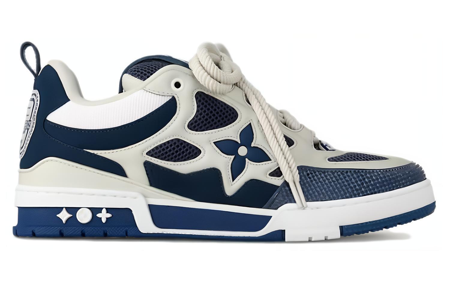 Order 路易威登滑板鞋 '蓝白' 1AARRM