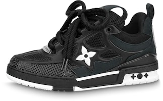 Louis Vuitton Skate 'Leather Lace Fashion Sneaker Black' 1AARR2 Louis Vuitton Skate 'Leather Lace Fashion Sneaker Black' 1AARR2