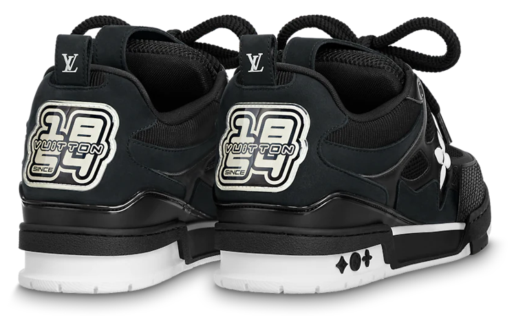 Lookbook Louis Vuitton Skate 'Sneaker Kulit Tali Fashion Hitam' 1AARR2