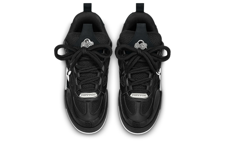 Shop Louis Vuitton Skate 'Sneaker Kulit Tali Fashion Hitam' 1AARR2