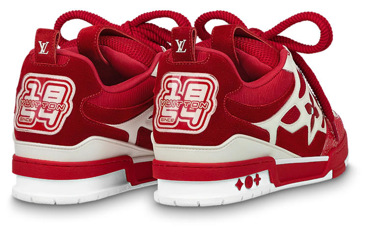 Lookbook Louis Vuitton Sepatu Skate 'Kulit Merah' 1AARS6