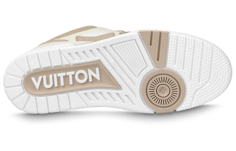 Details for Louis Vuitton Sepatu Skate 'Putih Coklat' 1AARQI