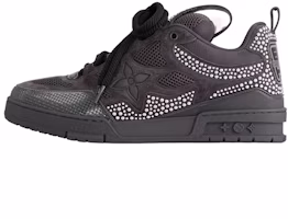 Louis Vuitton Skate Leather Low-Top Sneakers Grey Lace-Up Studded Design 1ACEI0 Louis Vuitton Skate Leather Low-Top Sneakers Grey Lace-Up Studded Design 1ACEI0