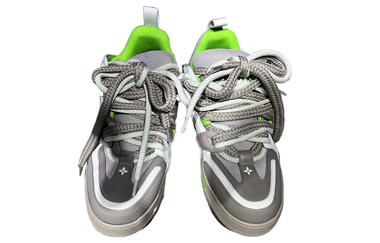 Lookbook LOUIS VUITTON 滑板 舒適 時尚系帶 低筒 運動鞋 男款 灰色