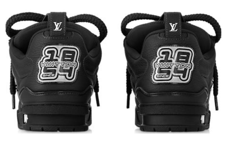 Shop Louis Vuitton Skate Low 'Black Leather' 1ABZ59