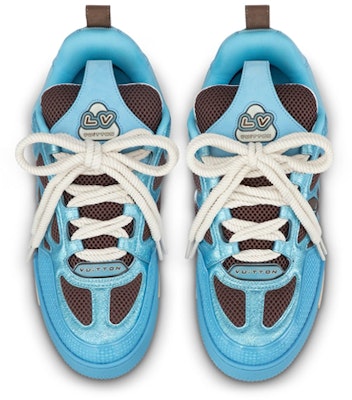 Louis Vuitton Skate Sneakers 'Blue Brown' 1ABMID Order Louis Vuitton Skate Sneakers 'Blue Brown' 1ABMID