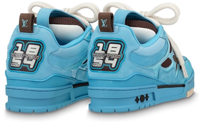 Louis Vuitton Skate Sneakers 'Blue Brown' 1ABMID Lookbook Louis Vuitton Skate Sneakers 'Blue Brown' 1ABMID