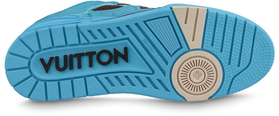 Louis Vuitton Skate Sneakers 'Blue Brown' 1ABMID Shop Louis Vuitton Skate Sneakers 'Blue Brown' 1ABMID