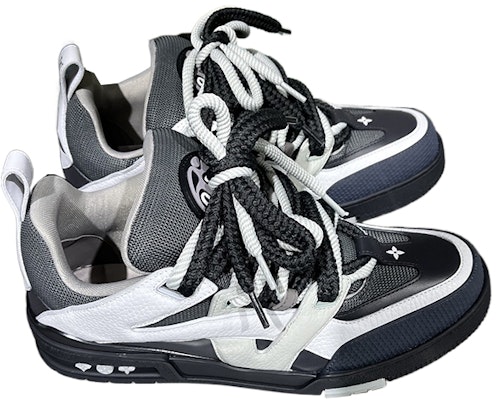 LOUIS VUITTON Skate 舒適 時尚繫帶 低筒 滑板鞋 男款 白藍色 Order LOUIS VUITTON Skate 舒適 時尚繫帶 低筒 滑板鞋 男款 白藍色