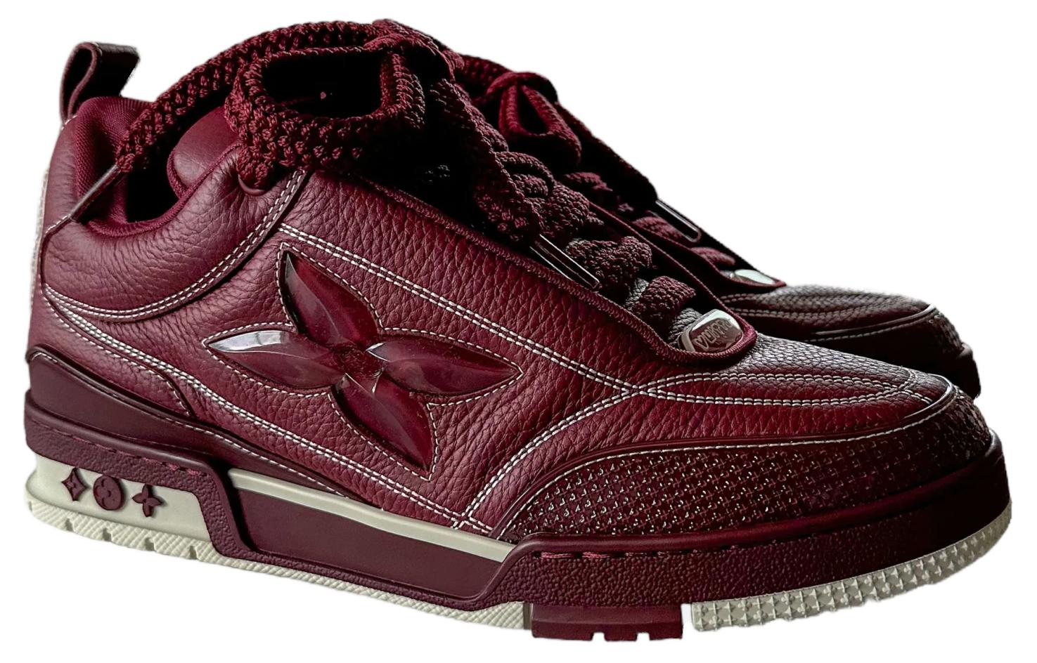 Lookbook 路易威登 滑板鞋低帮‘深红’ 8PGC12