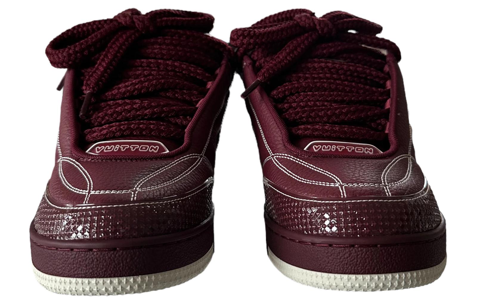 Shop 路易威登 滑板鞋低帮‘深红’ 8PGC12