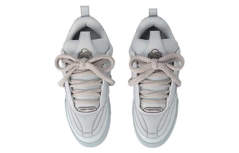 Shop Louis Vuitton Skate Low 'Moda Blanca de Tendencia' 1ABZ5Z