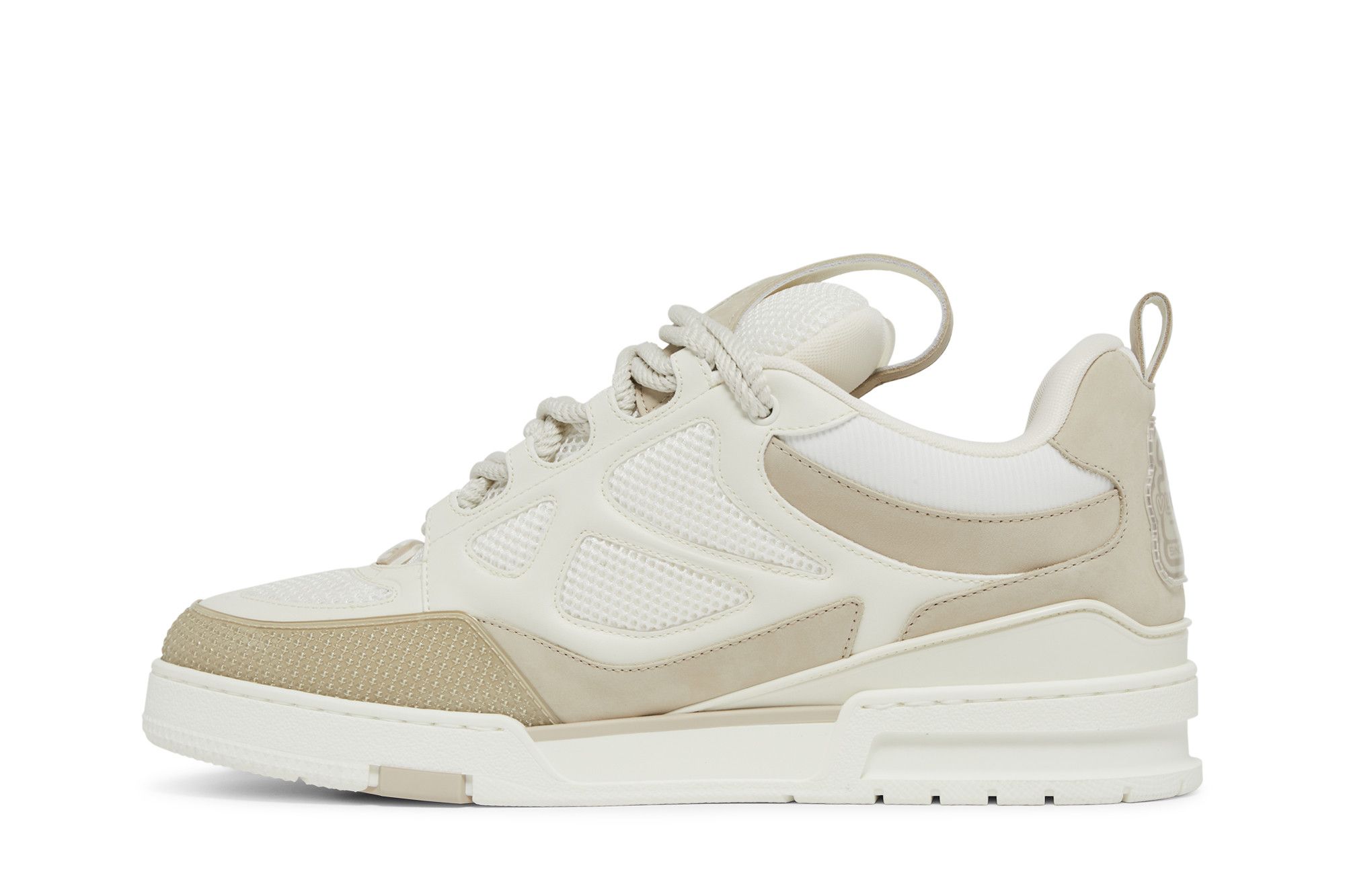 Lookbook Louis Vuitton Skate Sneaker ''Beige'' - Baskets Louis Vuitton Skate ''Beige'' 1AARQS