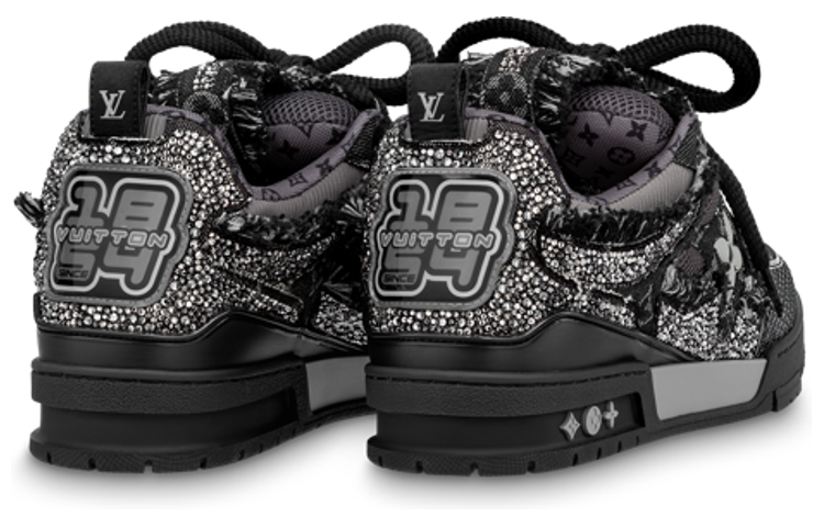 Lookbook Louis Vuitton Kasut Skate 'Hitam' 1ABMHT