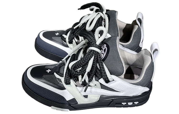 Louis Vuitton Skate Sneakers 'Grey Black' 1ABZ48