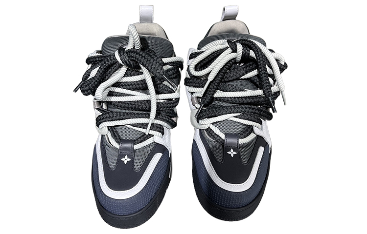 Lookbook Louis Vuitton Sepatu Skate 'Abu-Abu Hitam' 1ABZ48