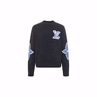 Louis Vuitton Ski FW24 Monogram Crewneck Sweater Dark Gray 1AGJH9 Louis Vuitton Ski FW24 Monogram Crewneck Sweater Dark Gray 1AGJH9