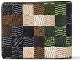 Order Louis Vuitton Slender Wallet Damoflage Green Damoflage Damier