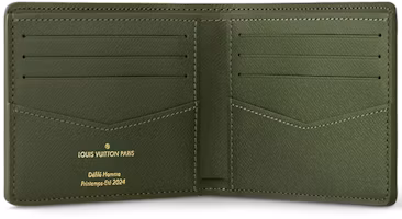 Lookbook Louis Vuitton Slender Wallet Damoflage Green Damoflage Damier