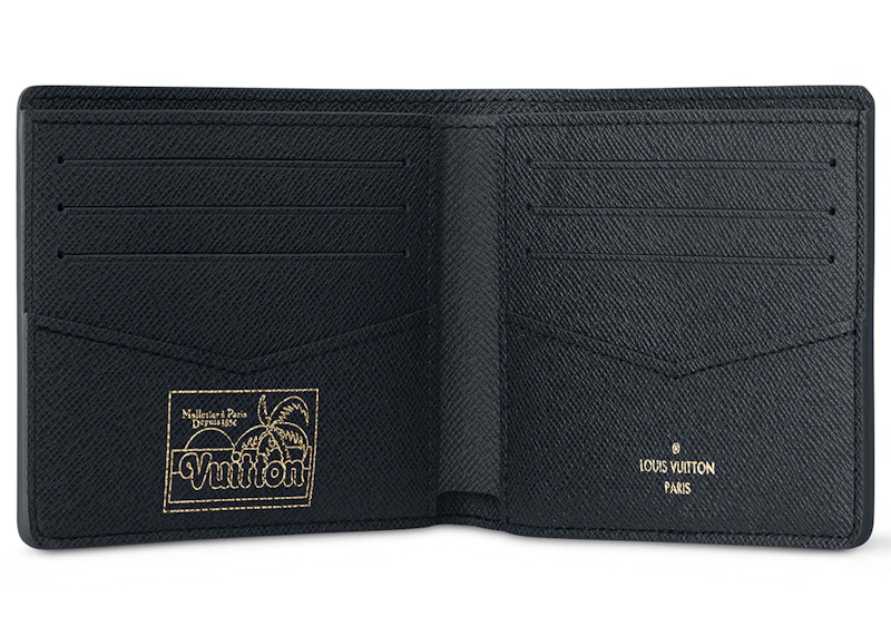 Lookbook Louis Vuitton Slender Wallet Monogram Surfin' Navy Blue