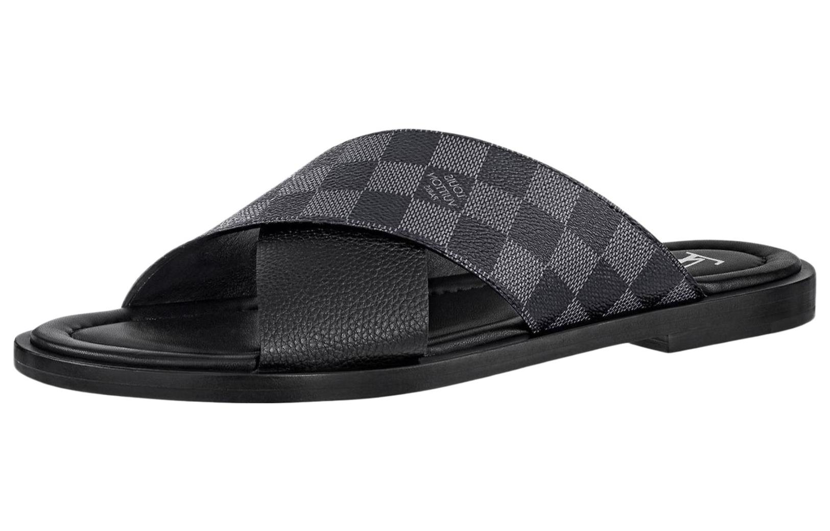 Louis Vuitton Slide 'Black Grey' 1AAEVR