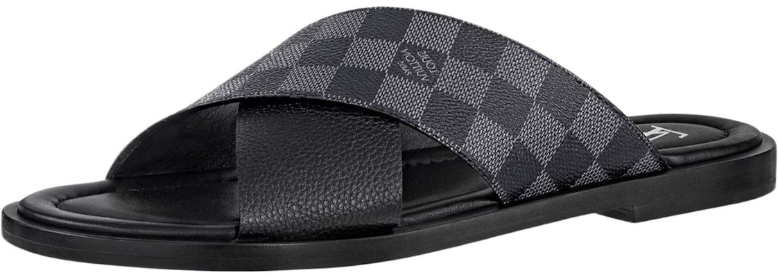 Louis Vuitton Selipar 'Hitam Kelabu' 1AAEVR Buy Louis Vuitton Selipar 'Hitam Kelabu' 1AAEVR