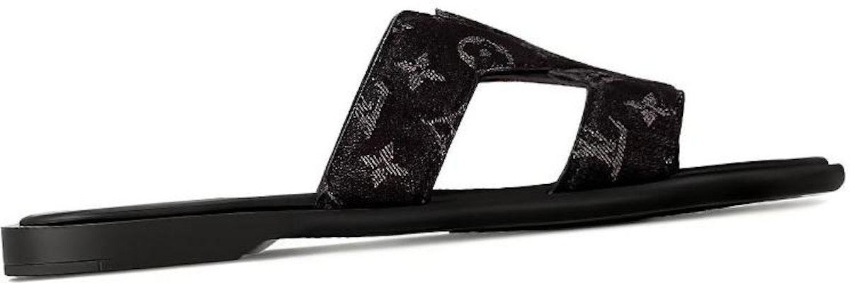 Louis Vuitton Slide 'Black Leather' 1AC69H Order Louis Vuitton Slide 'Black Leather' 1AC69H
