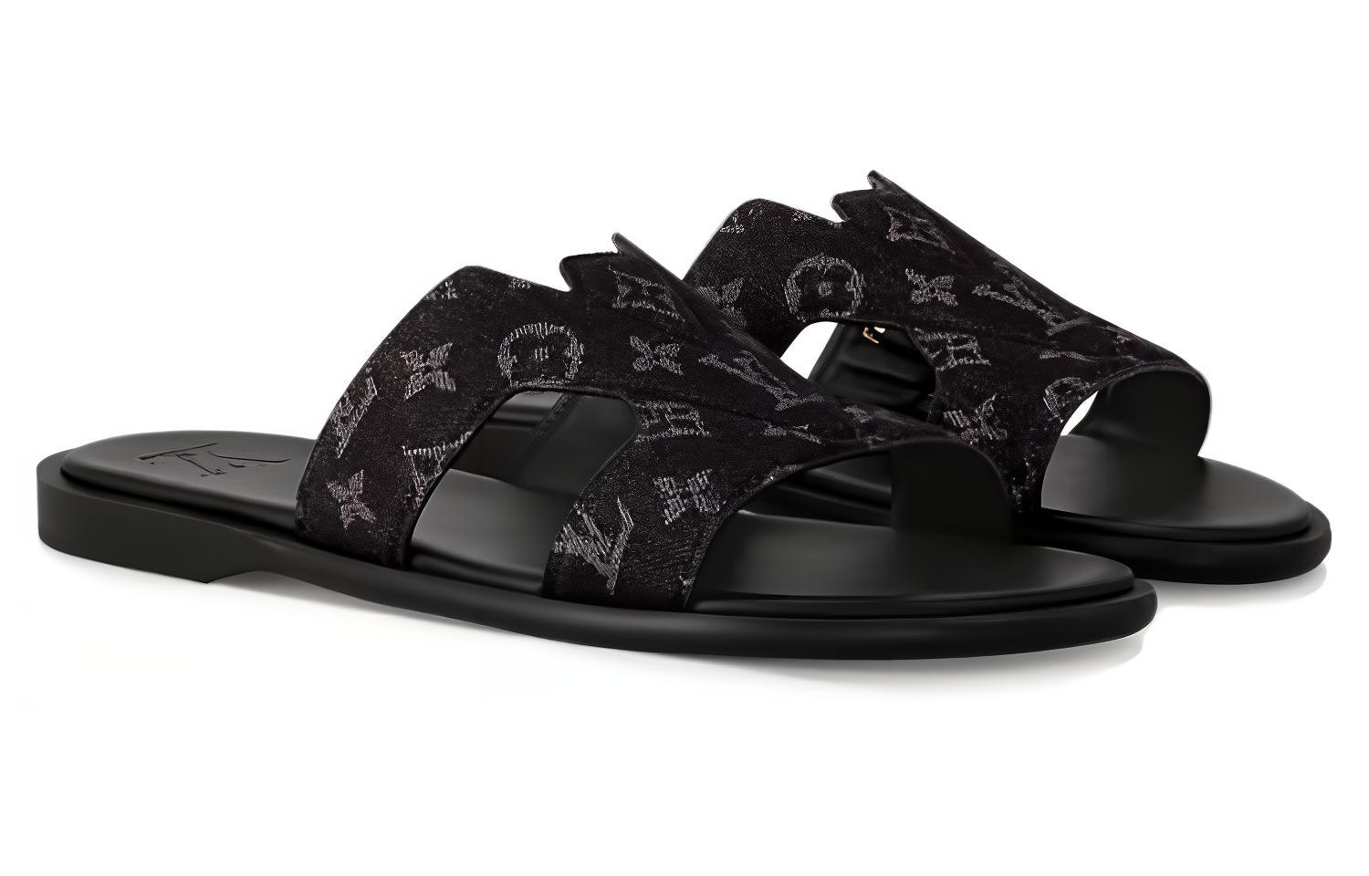 Lookbook Louis Vuitton Selipar 'Kulit Hitam' 1AC69H