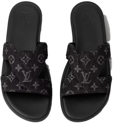 Louis Vuitton Selipar 'Kulit Hitam' 1AC69H Shop Louis Vuitton Selipar 'Kulit Hitam' 1AC69H