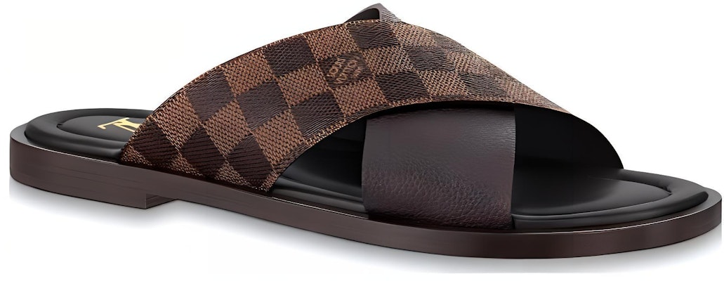 Louis Vuitton Slide 'Tan Leather' 1AAEWD Order Louis Vuitton Slide 'Tan Leather' 1AAEWD