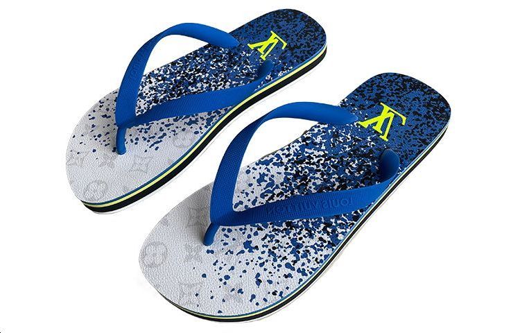 Louis Vuitton Slide Sandal 'Blue White' 1A5Z9D