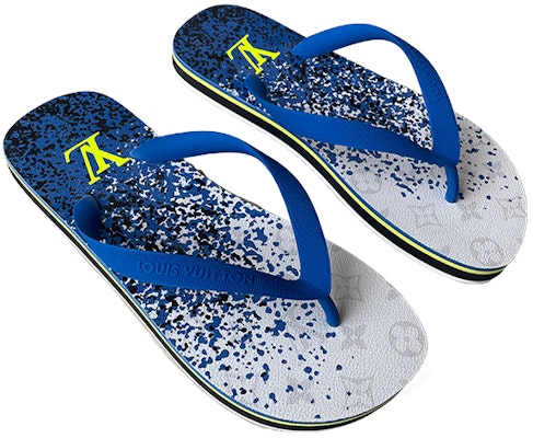 루이비통 블루화이트 슬라이드 샌들 (Louis Vuitton Blue White Slide Sandal) 1A5Z9D Order 루이비통 블루화이트 슬라이드 샌들 (Louis Vuitton Blue White Slide Sandal) 1A5Z9D