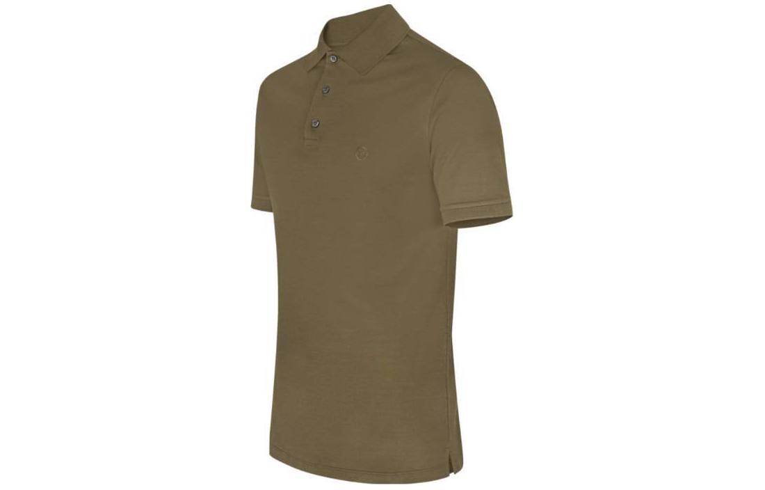 Shop 路易威登修身款短袖POLO衫橄榄绿 1A1VGF