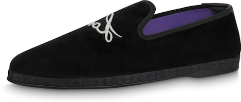 Louis Vuitton Slip-On 'Black' 1ABN29 Louis Vuitton Slip-On 'Black' 1ABN29
