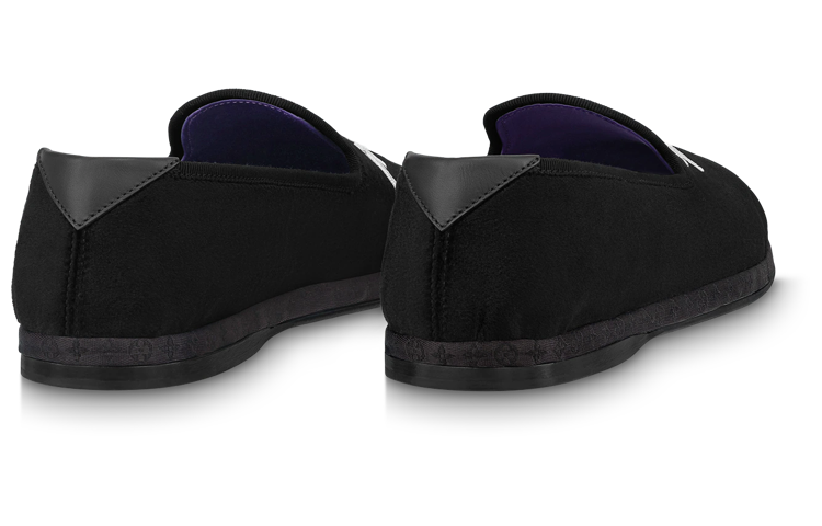 Lookbook Louis Vuitton Slip-On 'Hitam' 1ABN29
