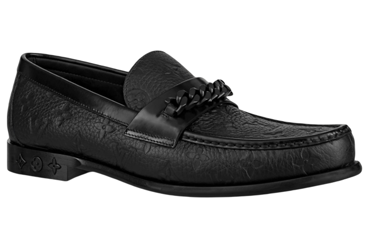 Order LOUIS VUITTON 皮革 標誌套腳 休閒鞋 男款 黑色