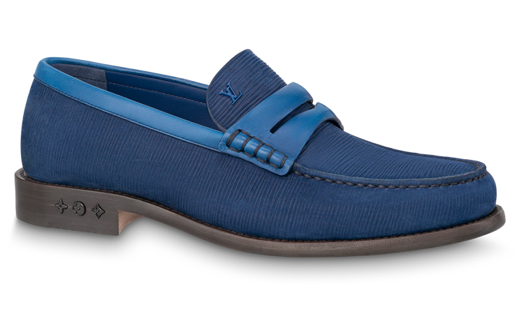 Order Louis Vuitton Slip-On 'Blue Leather' 1ABNFL
