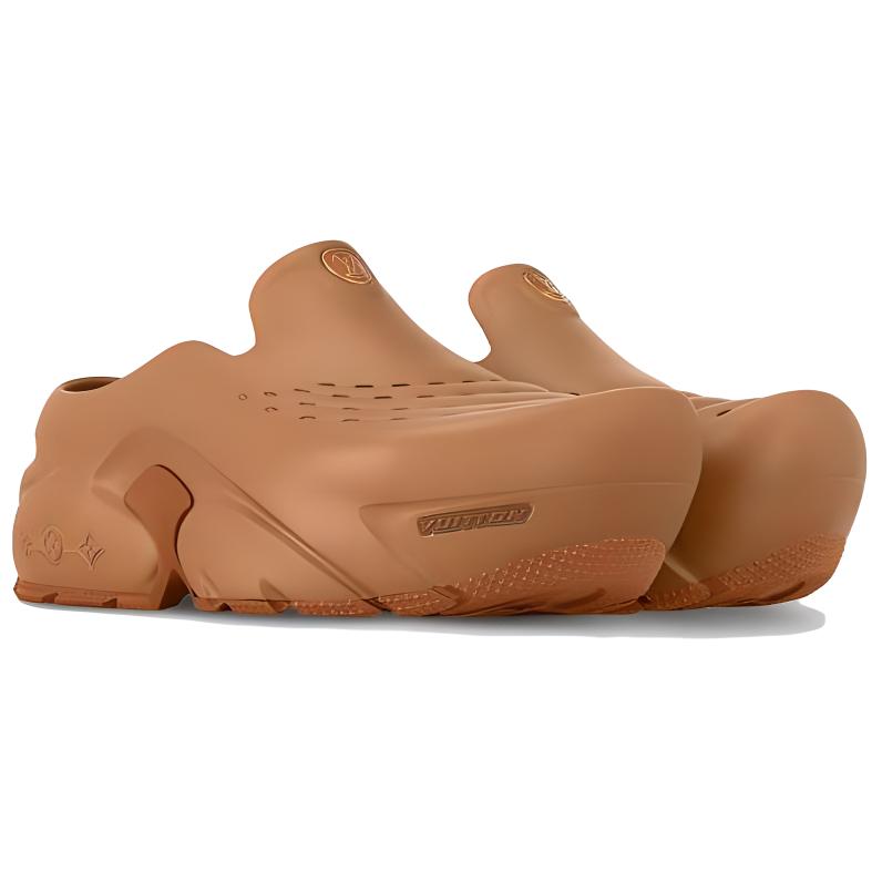 Shop Louis Vuitton Slip-On ''Cuir Marron'' 1ACEXW