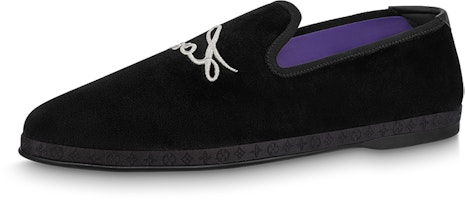 Louis Vuitton Slip-On 'Fisherman Black' 1ABN27 Louis Vuitton Slip-On 'Fisherman Black' 1ABN27
