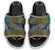 Louis Vuitton Selip Hujung Bulat Flat 'Fashion Slide' Lelaki 'Biru Hijau'. 1A416Q