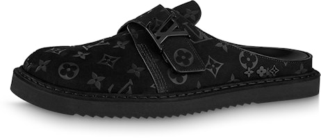 Louis Vuitton Easy Mules 'Black Monogram' 1ABLHZ Louis Vuitton Easy Mules 'Black Monogram' 1ABLHZ