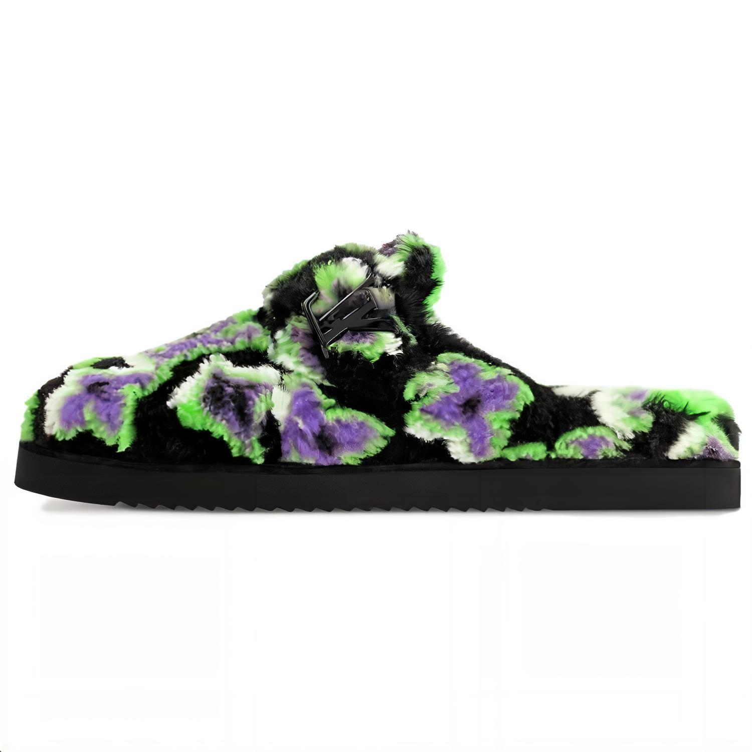 LV Slipper 'Black Green'