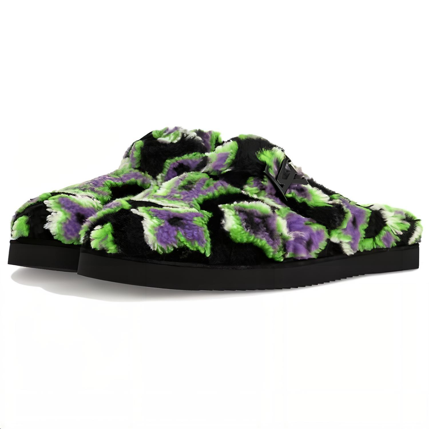 Lookbook Louis Vuitton Pantolette ''Schwarz Grün'' 1ACEUI