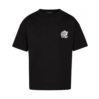 LOUIS VUITTON Smoke Print Black Crewneck T-Shirt Edition 1A5PH